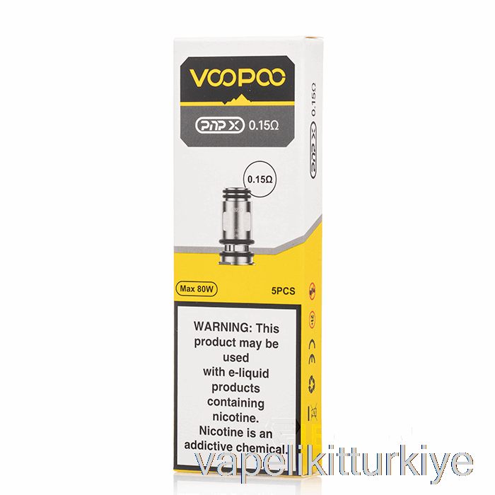 Vape Likit Voopoo Pnp-x Yedek Bobinler 0.15ohm Pnp-x Bobinler